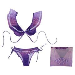 Genshin Impact Raiden Shogun Maillot de Bain Design Original Cosplay Costume-Cossky