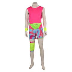 Enfant Film Barbie Ken Plage Tenue Ryan Gosling Rollerblade Tenue Cosplay Costume