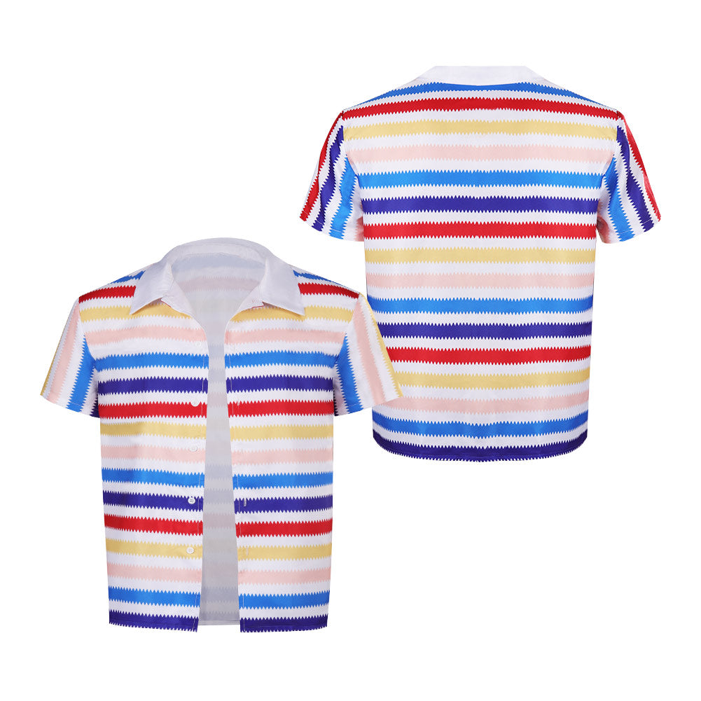 Enfant Film Rainbow Arc-en-ciel 1964 Ken Chemise Cosplay Costume