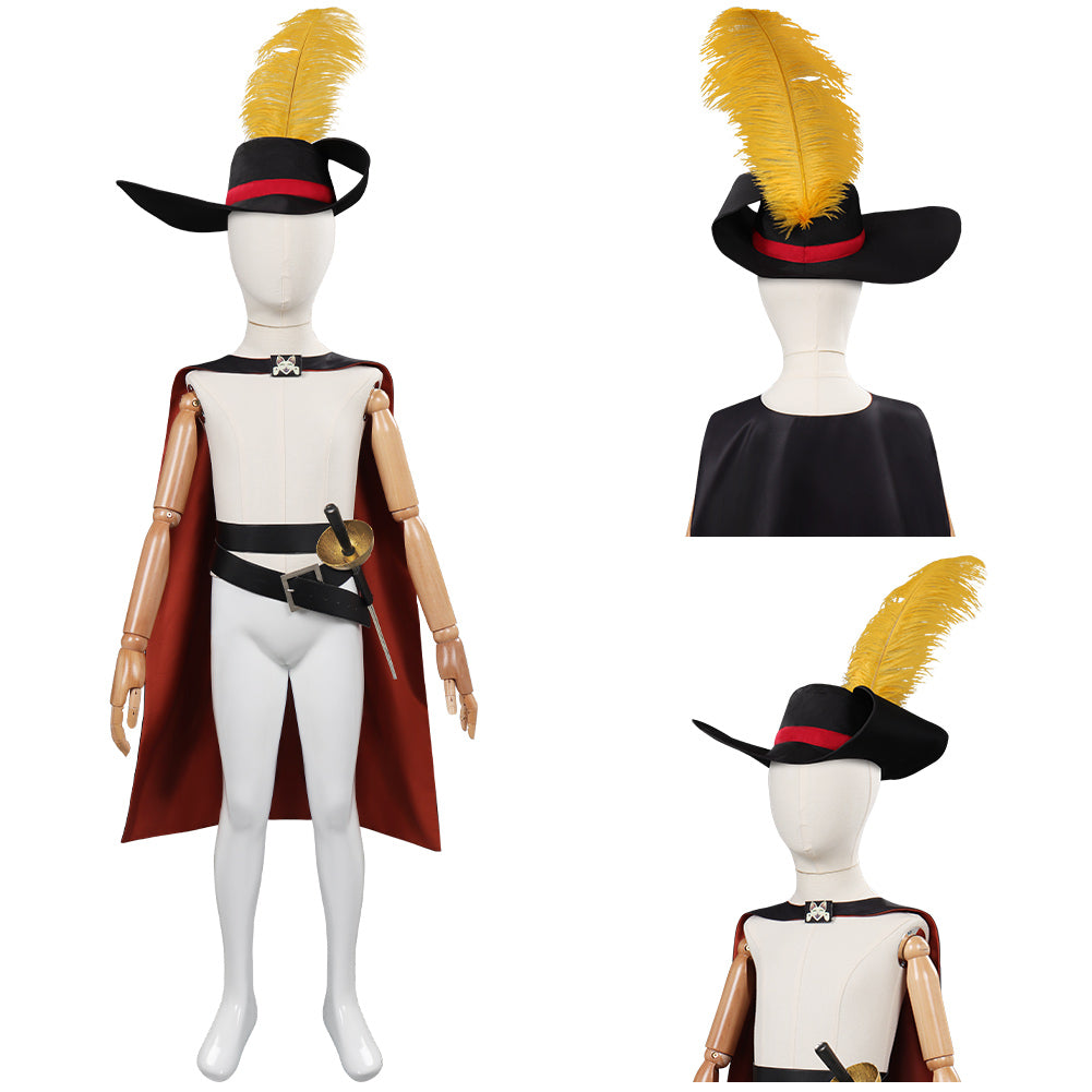 Enfant Le Chat potté Puss in Boots Tenue Cosplay Costume