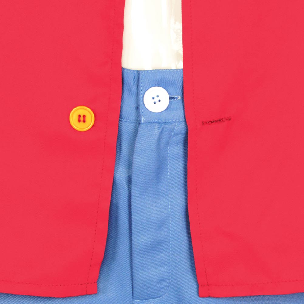 Enfant One Piece Luffy Tenue Rouge Cosplay Costume