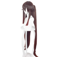 Genshin Impact Hu Tao Perruque Longue Cosplay Perruque