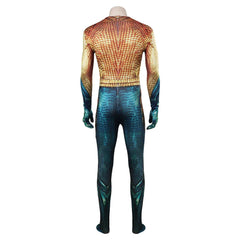 Film Arthur Curry Aquaman 2 Homme Combinaison Cosplay Costume