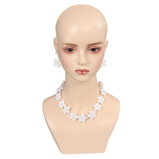 Film Barbie Collier Boucles d'oreilles Lunette Blanc Accessoires 