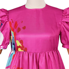 Film Barbie Enfant Kate Robe Rose Cosplay Costume