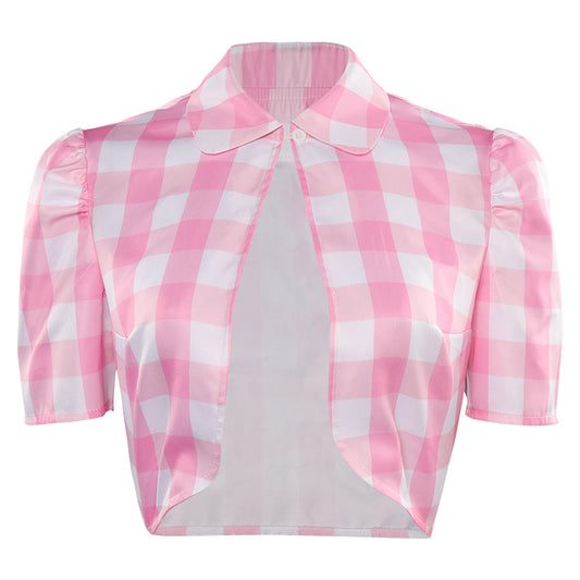 Film Barbie Gilet à Manches Courtes Femme Cosplay Costume