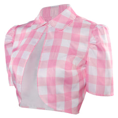 Film Barbie Gilet à Manches Courtes Femme Cosplay Costume
