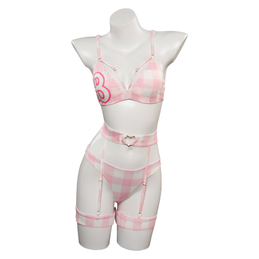 Film Barbie Margot Robbie Barbie Bunny Girl Cosplay Costume