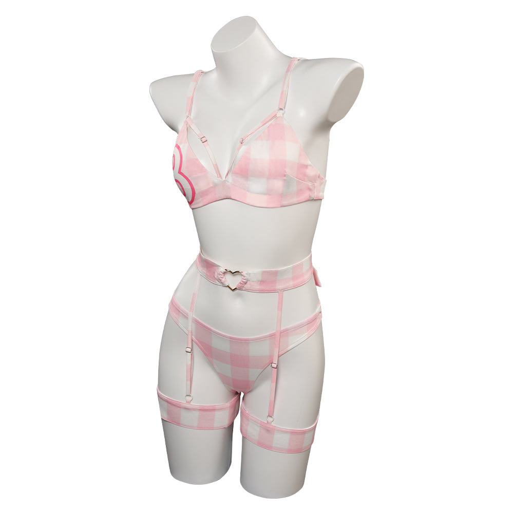 Film Barbie Margot Robbie Barbie Bunny Girl Cosplay Costume