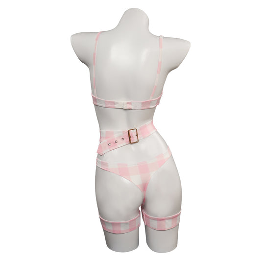 Film Barbie Margot Robbie Barbie Bunny Girl Cosplay Costume