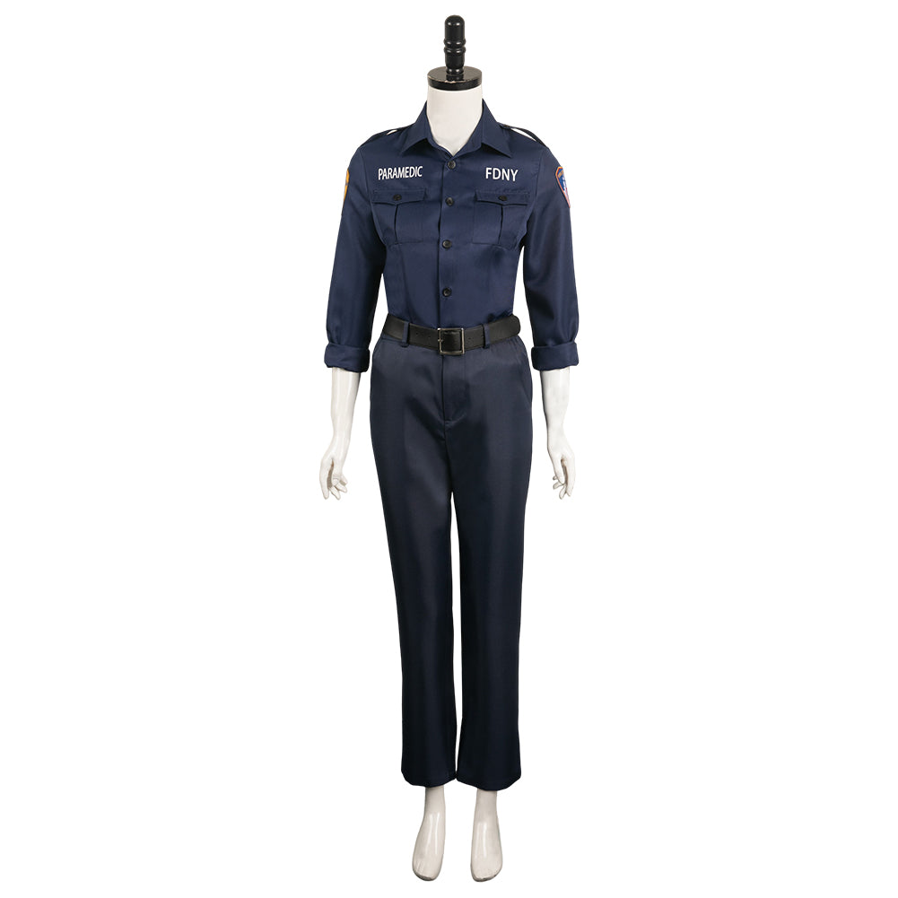 Film Madame Web(2024) Cassandra Webb Tenue Bleu Marine Cosplay Costume