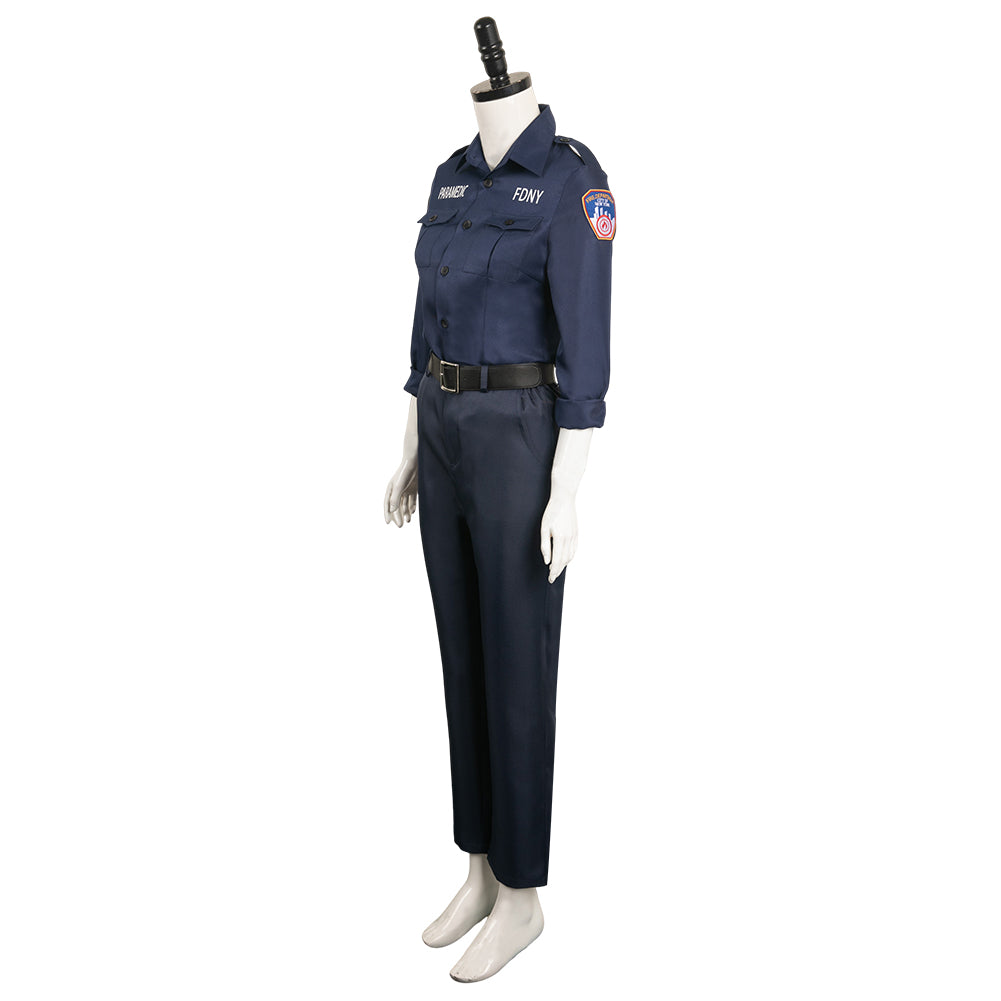 Film Madame Web(2024) Cassandra Webb Tenue Bleu Marine Cosplay Costume