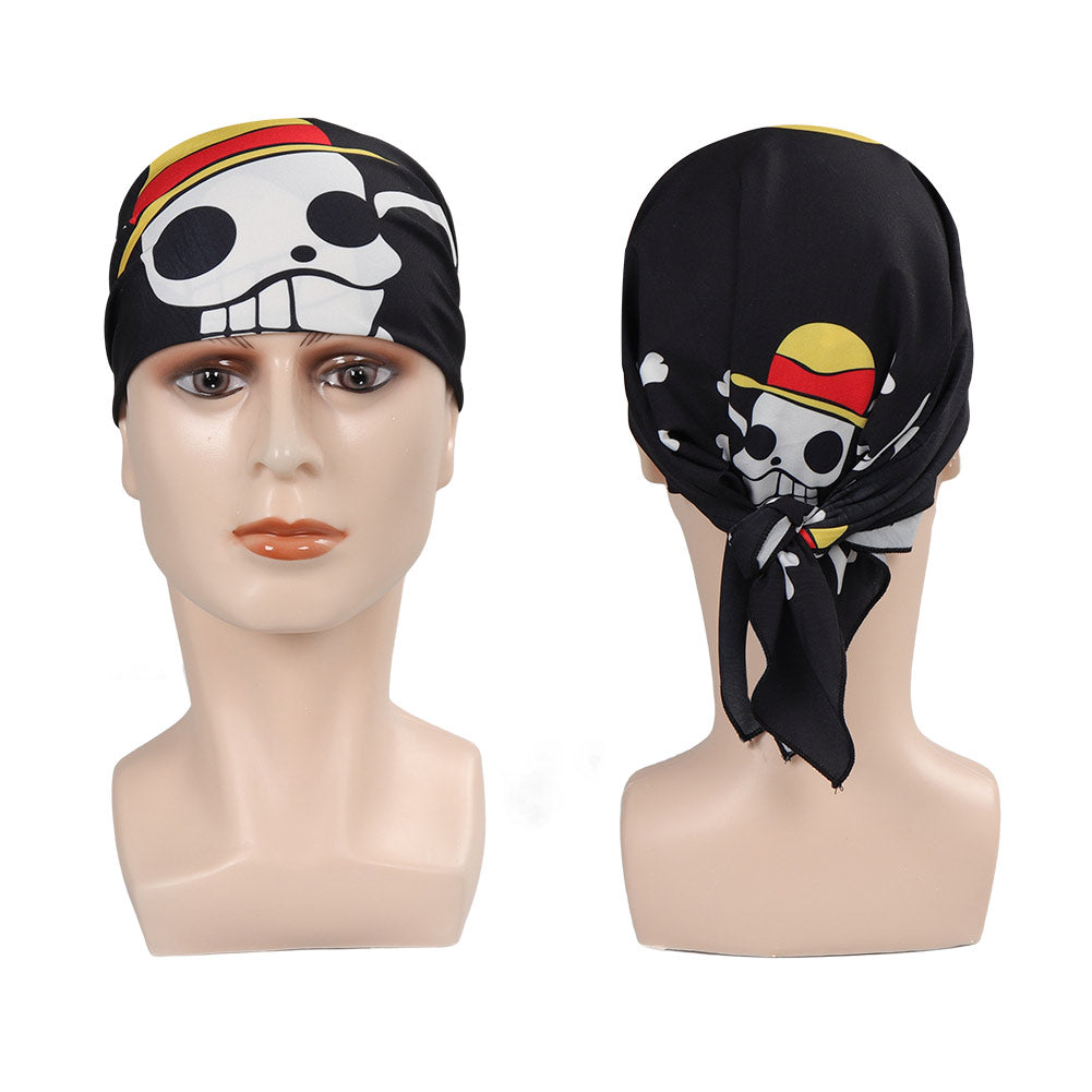 Film One Piece: Red Luffy Bandeaux Pirate Accessorie
