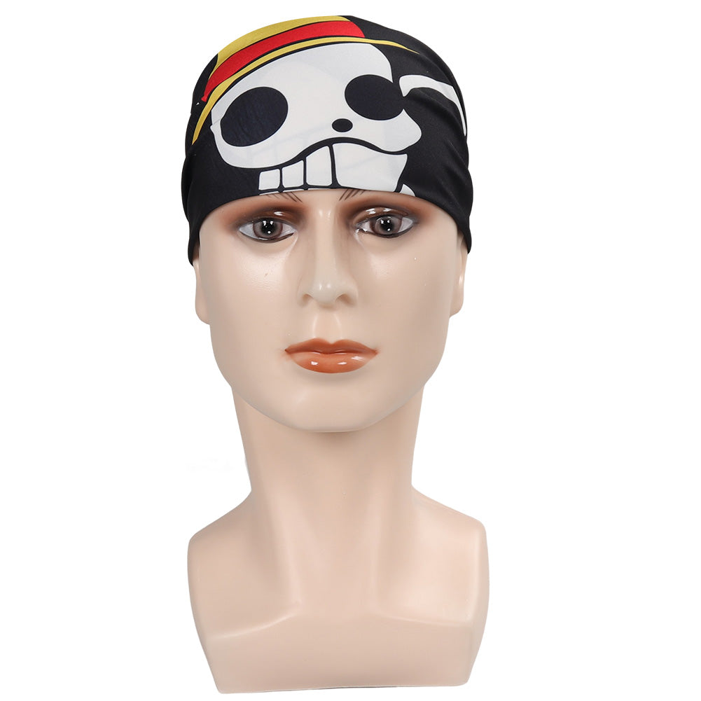 Film One Piece: Red Luffy Bandeaux Pirate Accessorie
