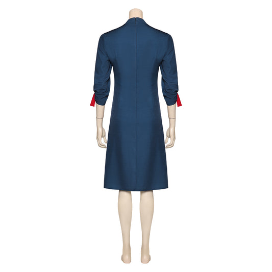 Film The Hunger Games(2023) Tigris Snow Robe Bleue Cosplay Costume