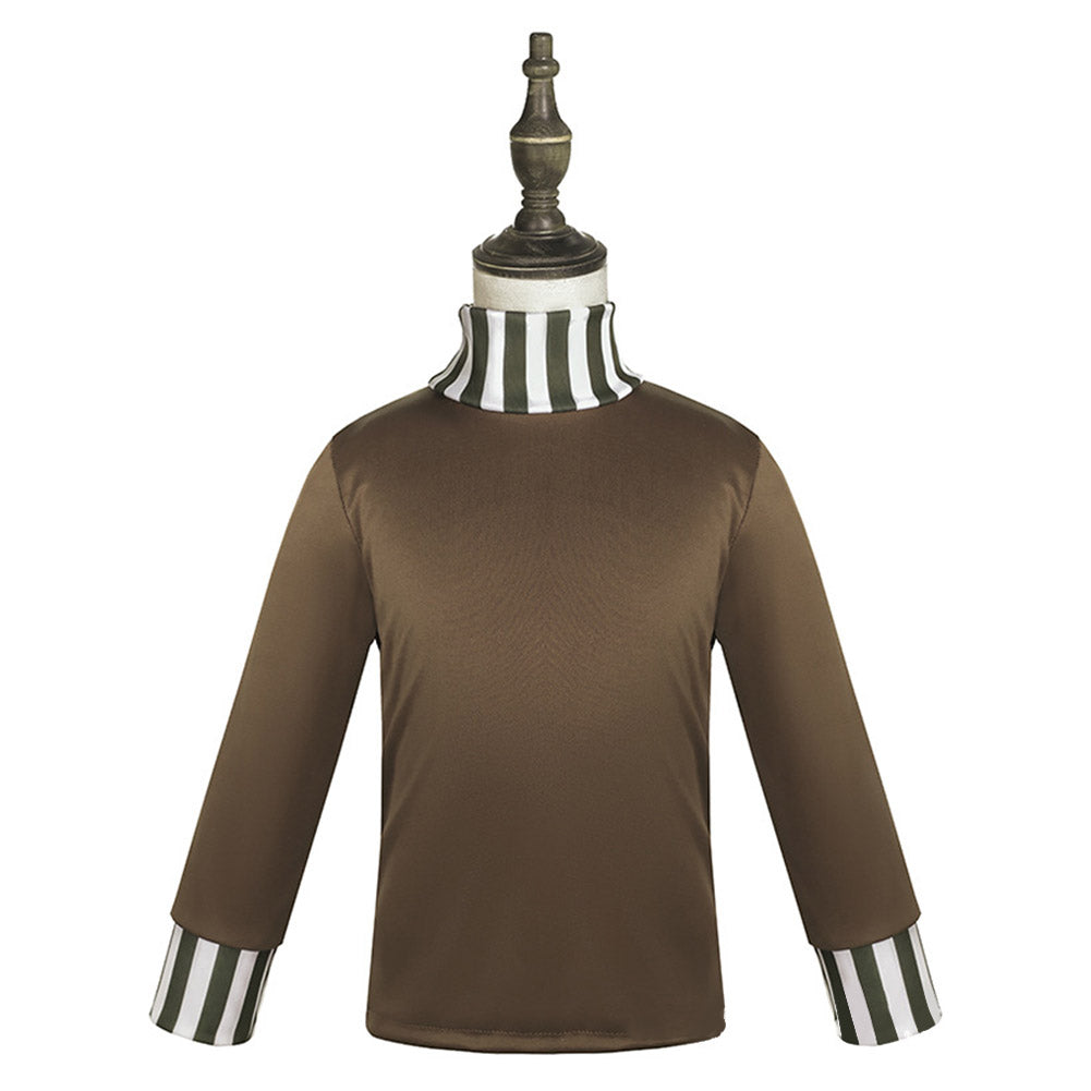 Film Wonka Oompa Enfant Cosplay Costume