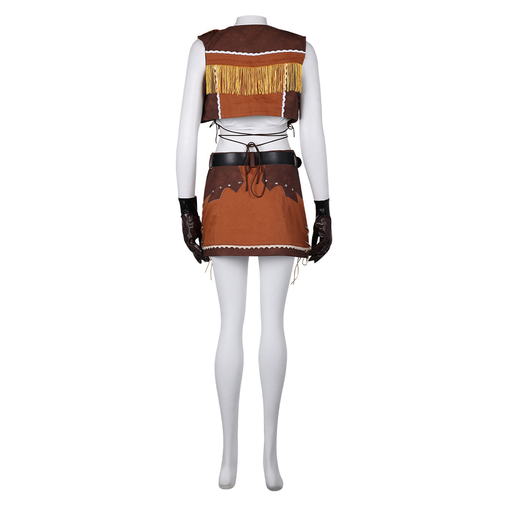 Final Fantasy VII: Remake FF7 FF VII Tifa Cow Girl Cosplay Costume