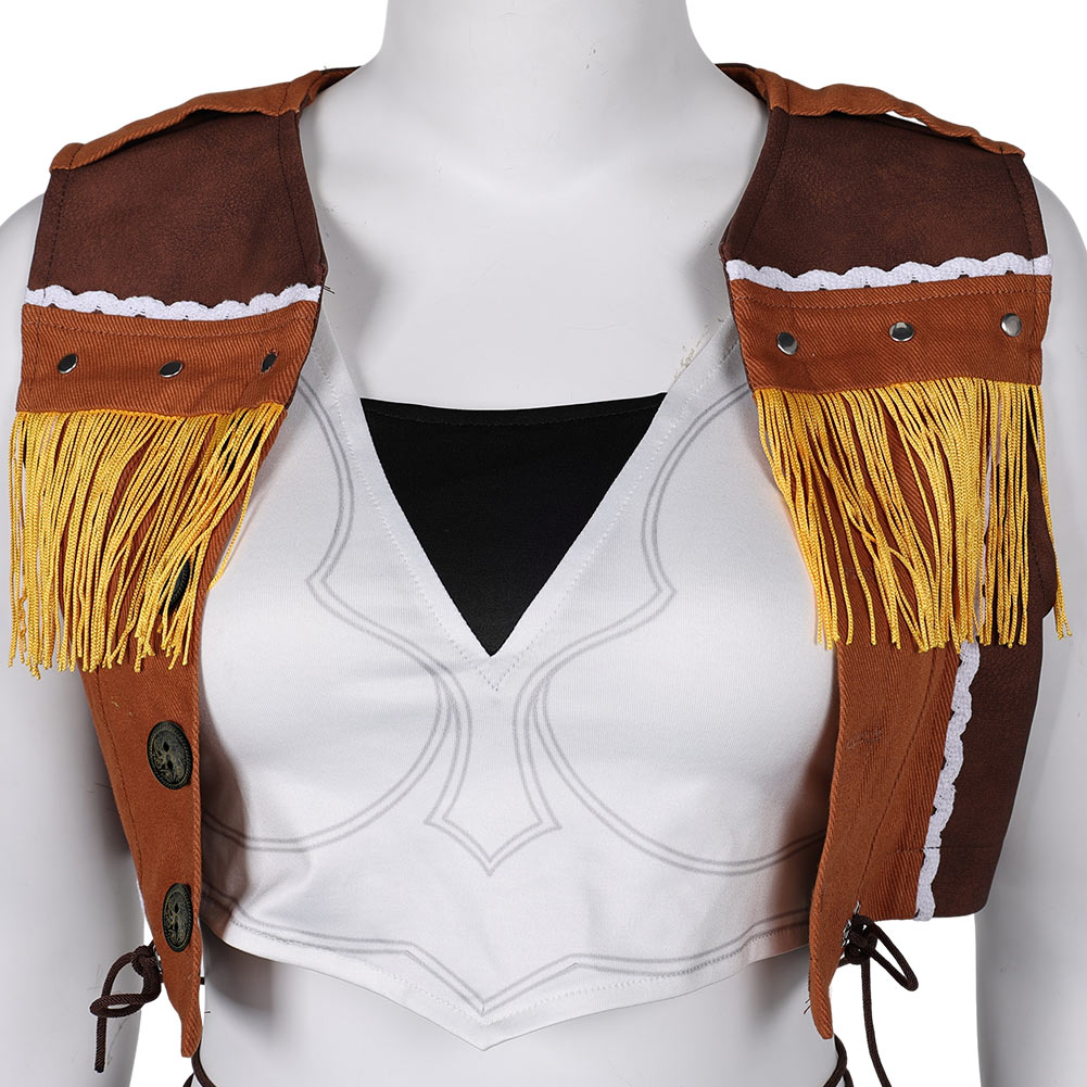 Final Fantasy VII: Remake FF7 FF VII Tifa Cow Girl Cosplay Costume