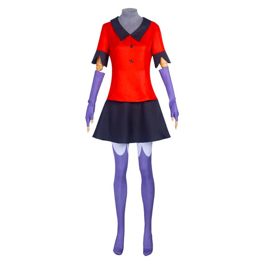 Hazbin Hotel(2024) Vaggie Tenue Rouge Cosplay Costume