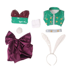 HUNTER×HUNTER Illumi Zoldyck Bunny Girl Anime Cosplay Costume