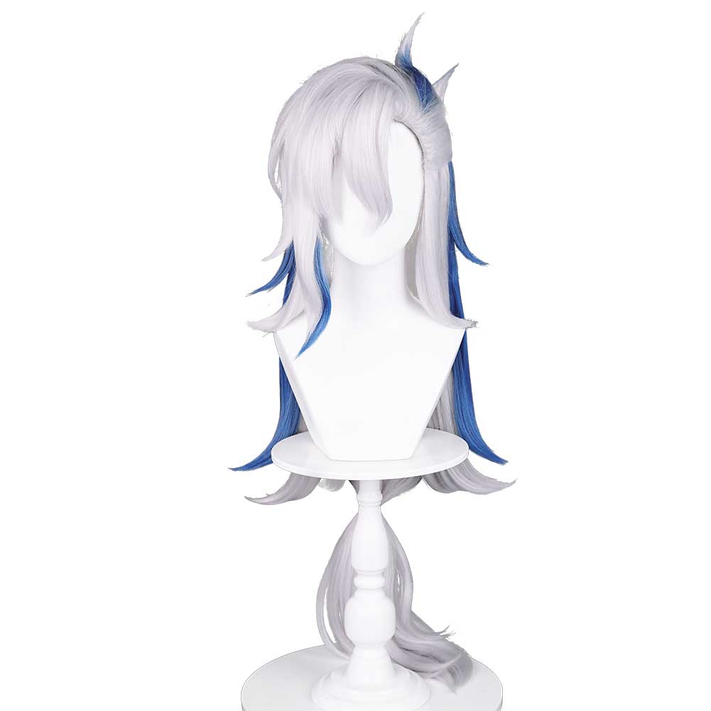 Jeu Genshin Impact Neuvillette Cosplay Perruque
