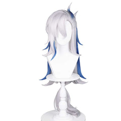 Jeu Genshin Impact Neuvillette Cosplay Perruque