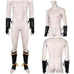 Jeu Mortal Kombat Scorpion Gants+Jambières Cosplay Accessoires