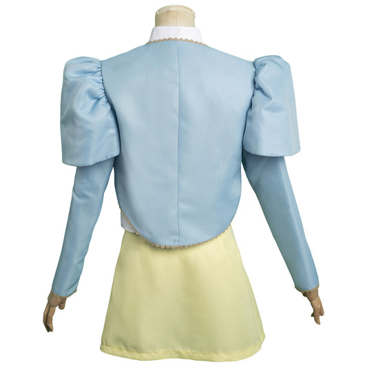 Movie Poor Things  Bella Baxter Cosplay Costume Outfits Halloween Carnival Suit cosplay Belle Baxter Blue coat