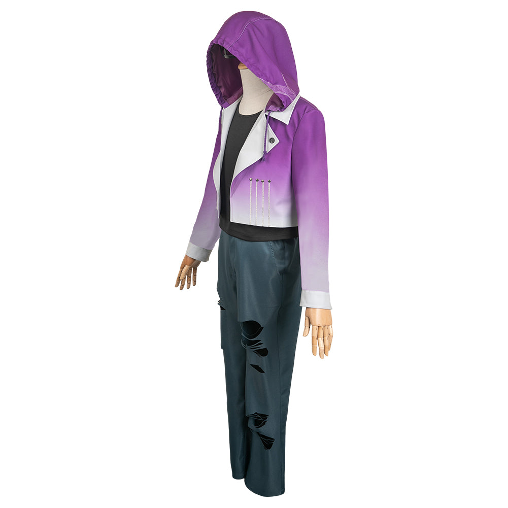 Nijisanji Youtuber Kuzuha Tenue Violette Cosplay Costume