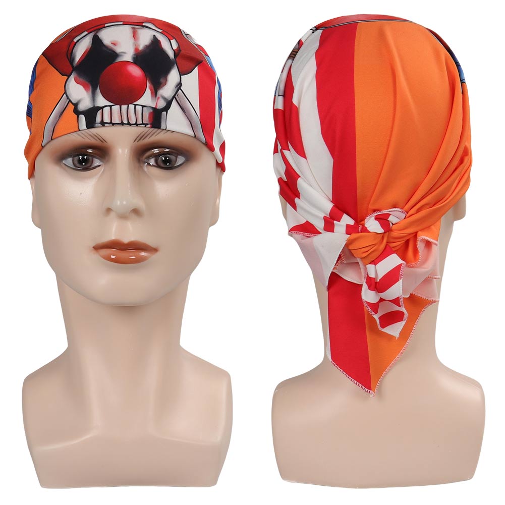 One Piece Buggy Foulard Design Original Cosplay Accessorie