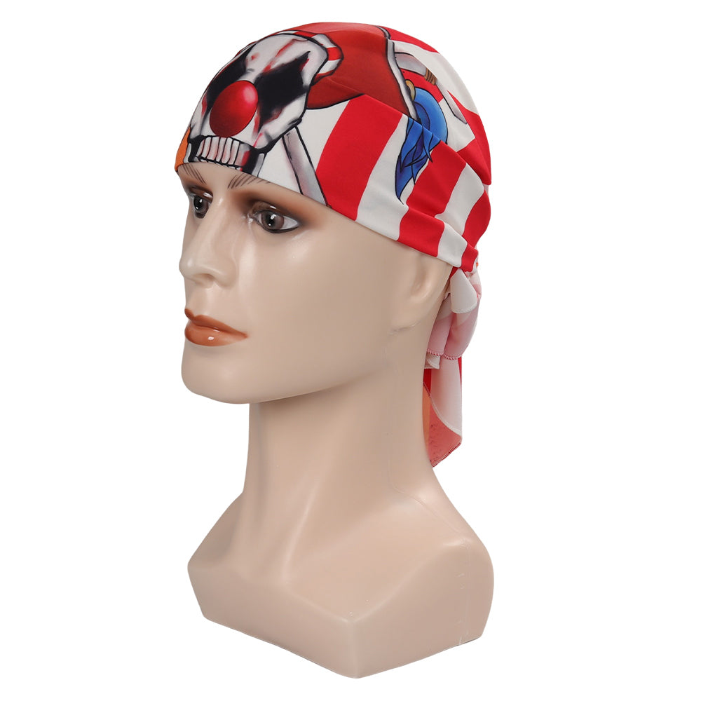 One Piece Buggy Foulard Design Original Cosplay Accessorie