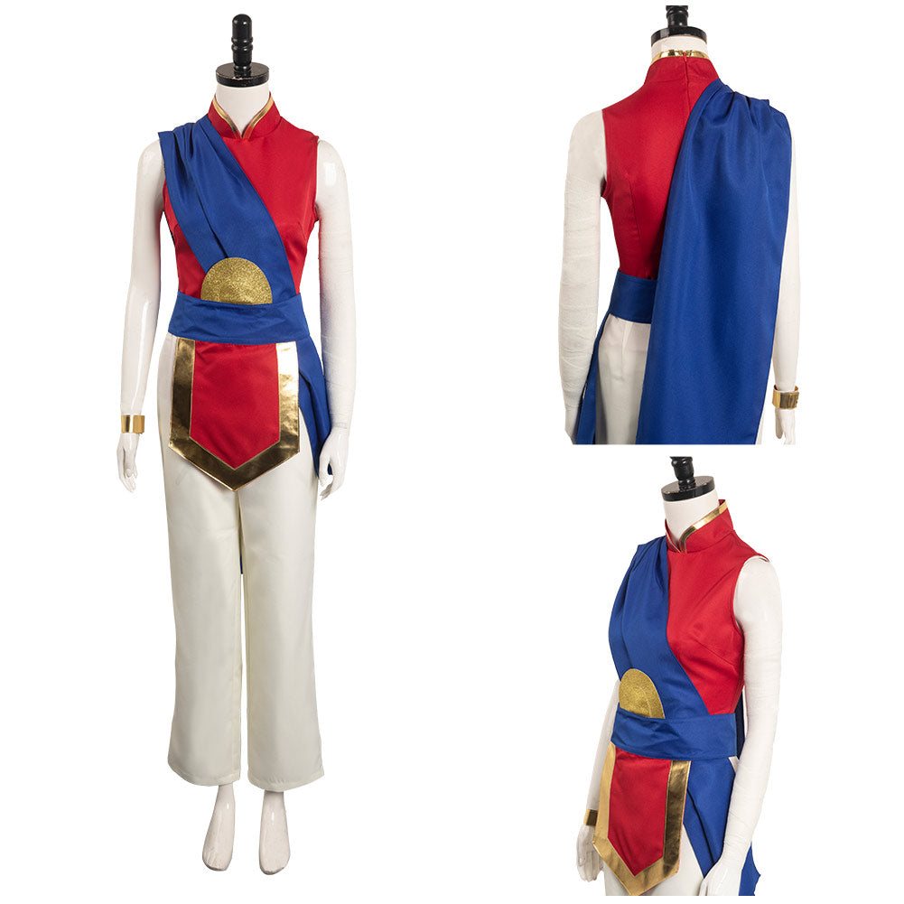 Sea of Stars Valere Jeu Femme Rouge Cosplay Costume