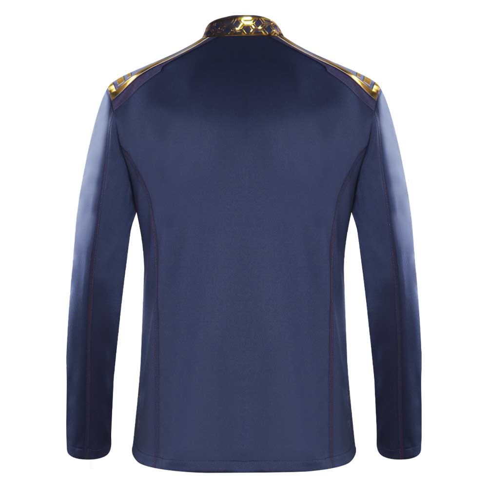 Star Trek: Strange New Worlds Officier Scientifique de Spock  Manteau Bleu Cosplay Costume