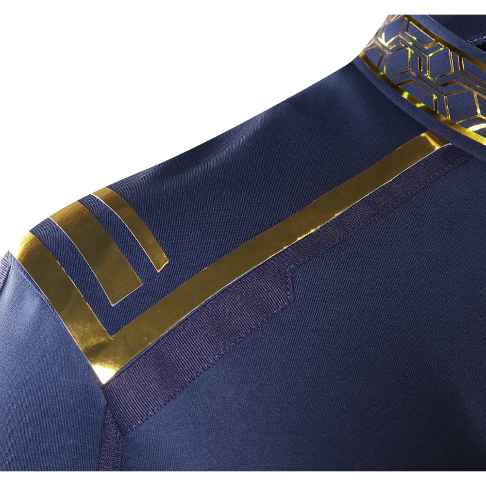 Star Trek: Strange New Worlds Officier Scientifique de Spock  Manteau Bleu Cosplay Costume
