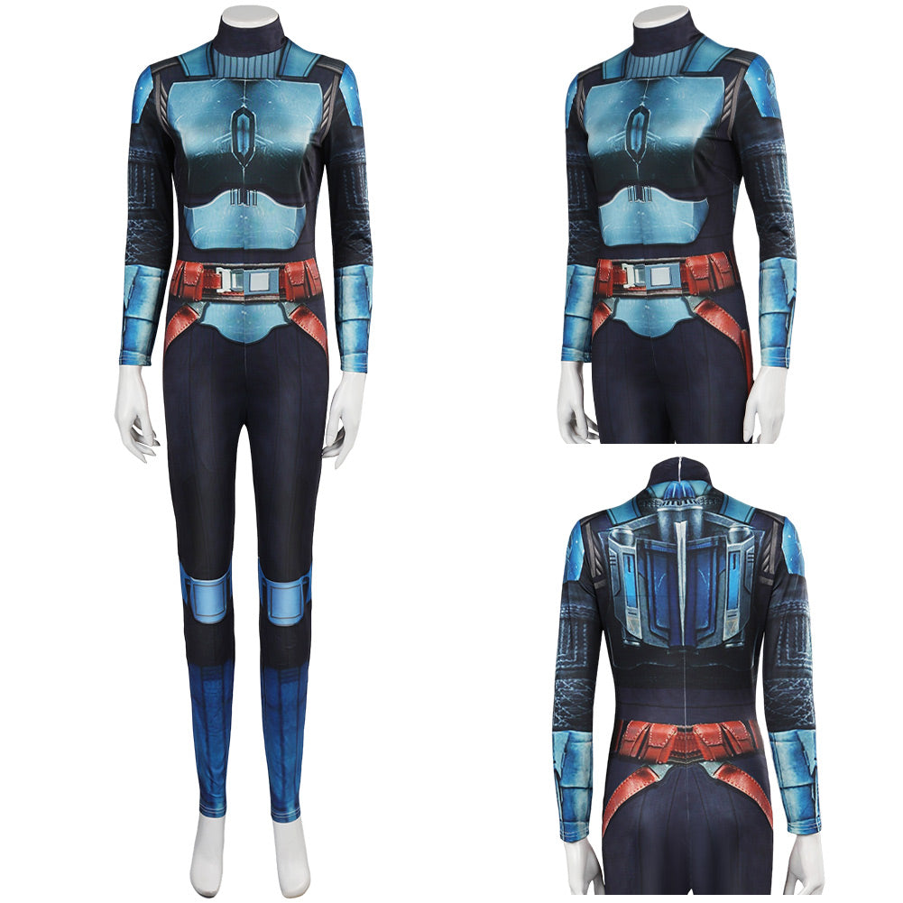 The Mandalorian 3 Bo-Katan Kryze Femme Combinaison Cosplay Costume