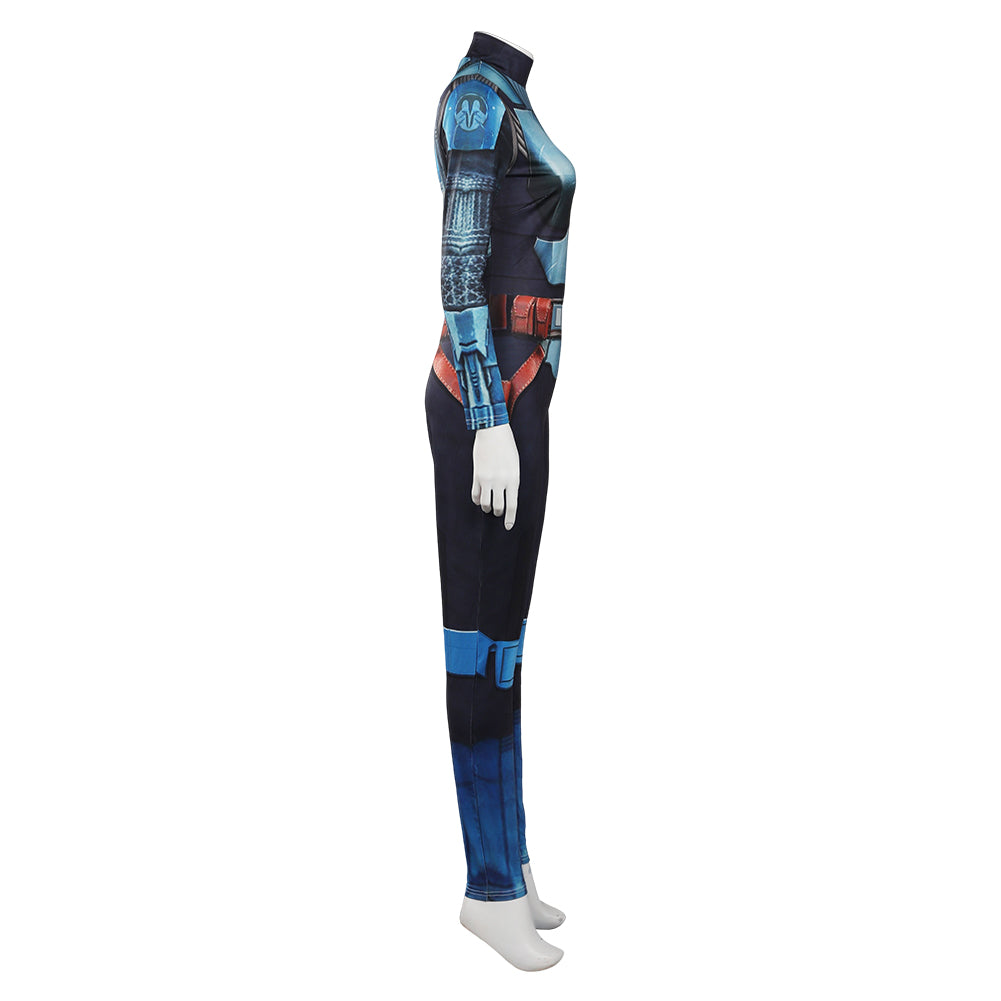 The Mandalorian 3 Bo-Katan Kryze Femme Combinaison Cosplay Costume