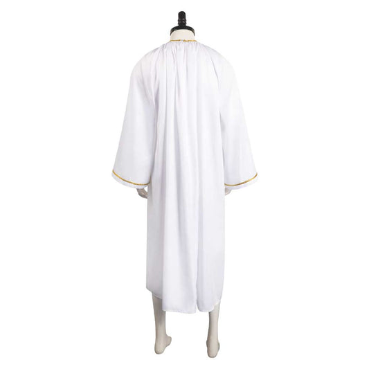 TV Adulte Good Omens Aziraphale Blanc Tenue Cosplay Costume