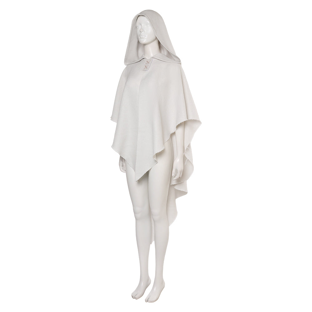 TV Ahsoka Tano Star Wars Cape Blanc Cosplay Costume