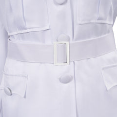 TV Good Omens Muriel Angel Tenue Blanc Cosplay Costume
