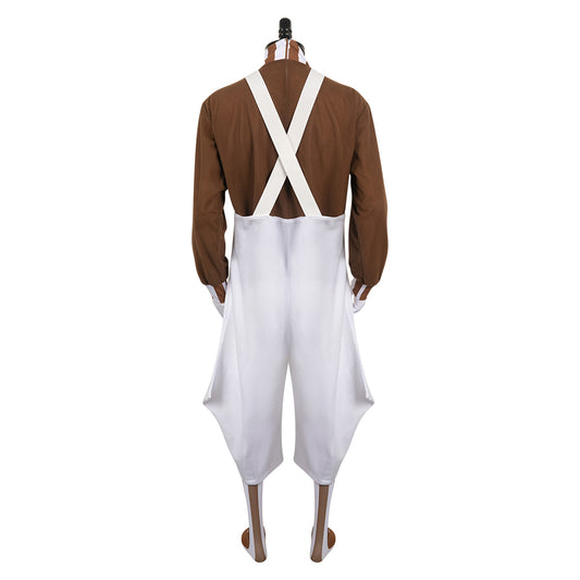 Wonka(2023) Chocolate Factory d'Usine Oompa Loompa Cosplay Costume 