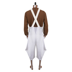Wonka(2023) Chocolate Factory d'Usine Oompa Loompa Cosplay Costume 